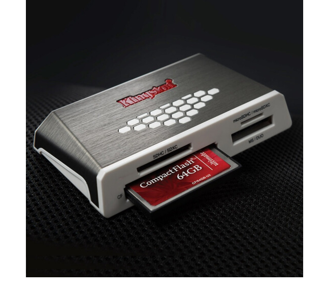 金士顿（kingston）USB 3.0 High-Speed Media Reader 多功能读卡器（FCR-HS4）