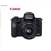 佳能（Canon）EOS M50 Mark II M50二代 微单数码相机 黑色15-45