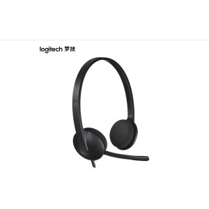 罗技（Logitech）H340 立体声USB耳机耳麦 办公学习视频会议耳机 电脑笔记本耳麦