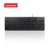 联想（lenovo）有线单键盘SK8823/EKB-536A USB接口笔记本电脑一体机 牛皮纸包装(黑色)
