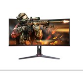 AOC 34英寸 带鱼屏 WQHD 广色域 144Hz HDR技术 G2钢炮 出厂校色 旋转升降21:9电竞显示器 CU34G2X