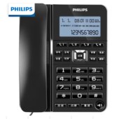 飞利浦 PHILIPS/ PHILIPS CORD228 大屏来显电话机 黑色 计价单位:部