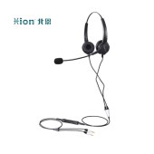 北恩（HION）FOR630D 头戴式双耳话务耳机/呼叫中心话务员降噪耳麦