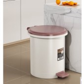 家杰/优品脚踏垃圾桶大号12L脚踩开盖厨房垃圾桶带盖家用卫生间（单位：个）