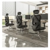 西昊/M18人体工学椅久坐舒服电脑椅/ 可躺办公椅子座椅 (M18黑网+脚踏)